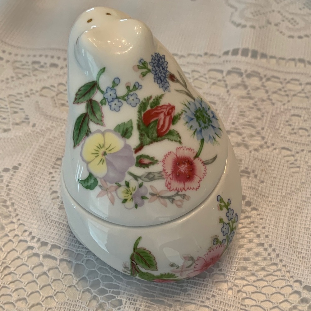 Aynsley wild Tudor Bone China Frog Trinket Box Mint - Picture 4 of 6